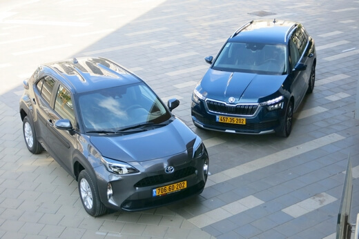 טויוטה יאריס קרוס מול סקודה קאמיק